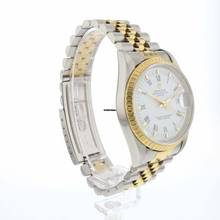Thumbnail von Rolex Oyster Perpetual Date 34 Gold/Steel White Roman Dial