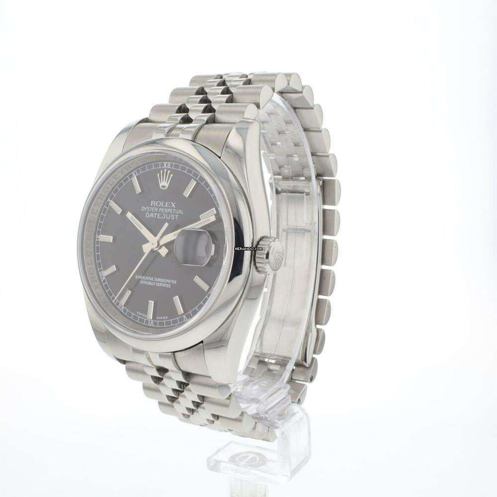 Thumbnail von Rolex Datejust 36 Black Roulette Dial