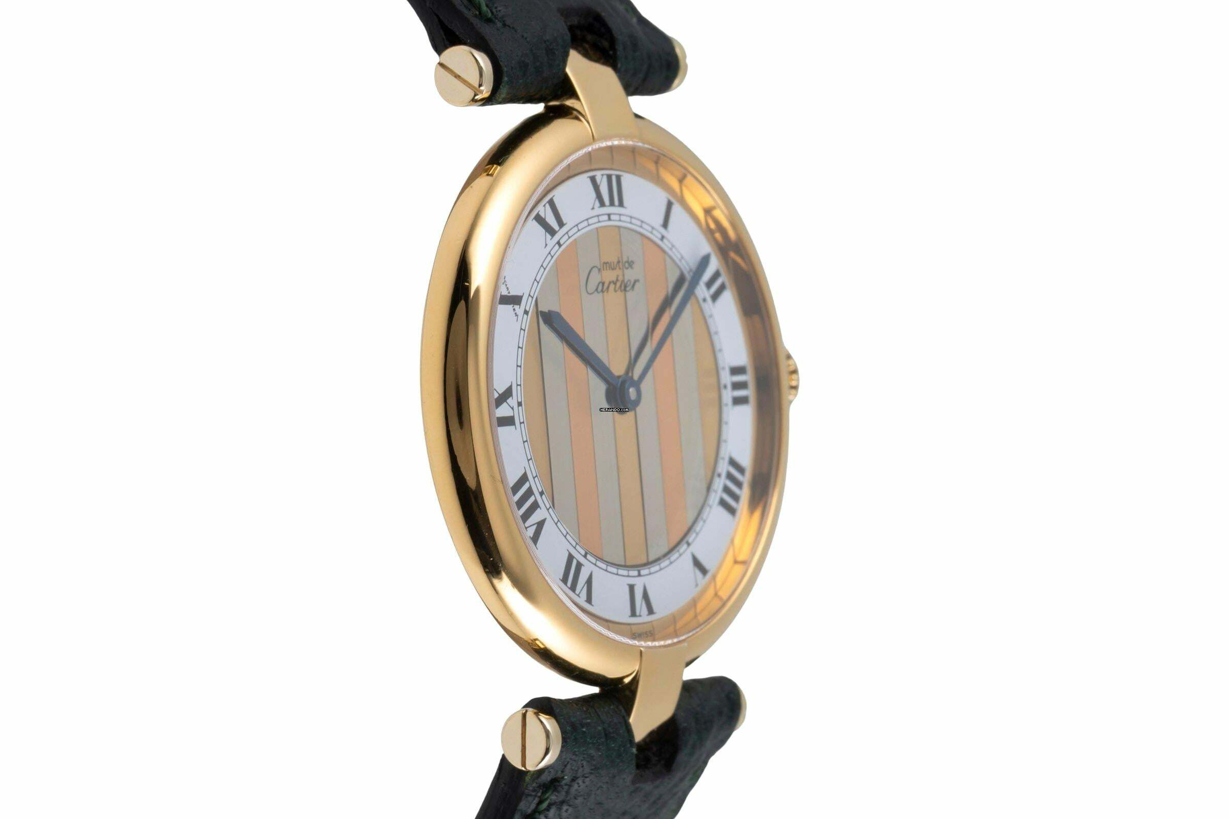 Thumbnail von Cartier Trinity Vendome LC GM Vermeil 925 Silber Trinity Dial Medium Size Ref. 590003