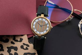 Thumbnail von Cartier Trinity Vendome LC GM Vermeil 925 Silber Trinity Dial Medium Size Ref. 590003