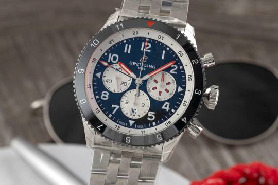  Breitling Super Avi B04 Chronograph GMT 46 Mosquito Ref. YB04451A1B1A1 B&P 