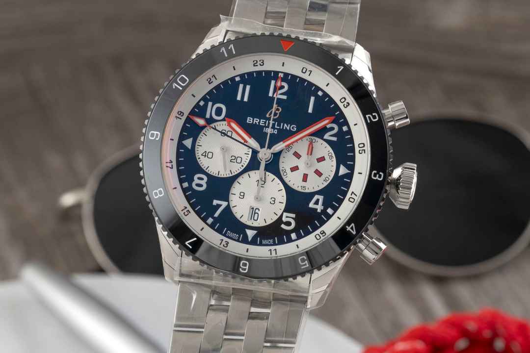  Breitling Super Avi B04 Chronograph GMT 46 Mosquito Ref. YB04451A1B1A1 B&P 