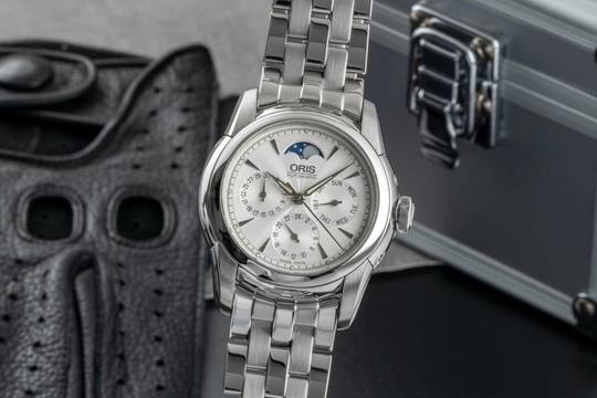  Oris Artelier Complication Automatik Stahl Ref. 581 7554 4051 