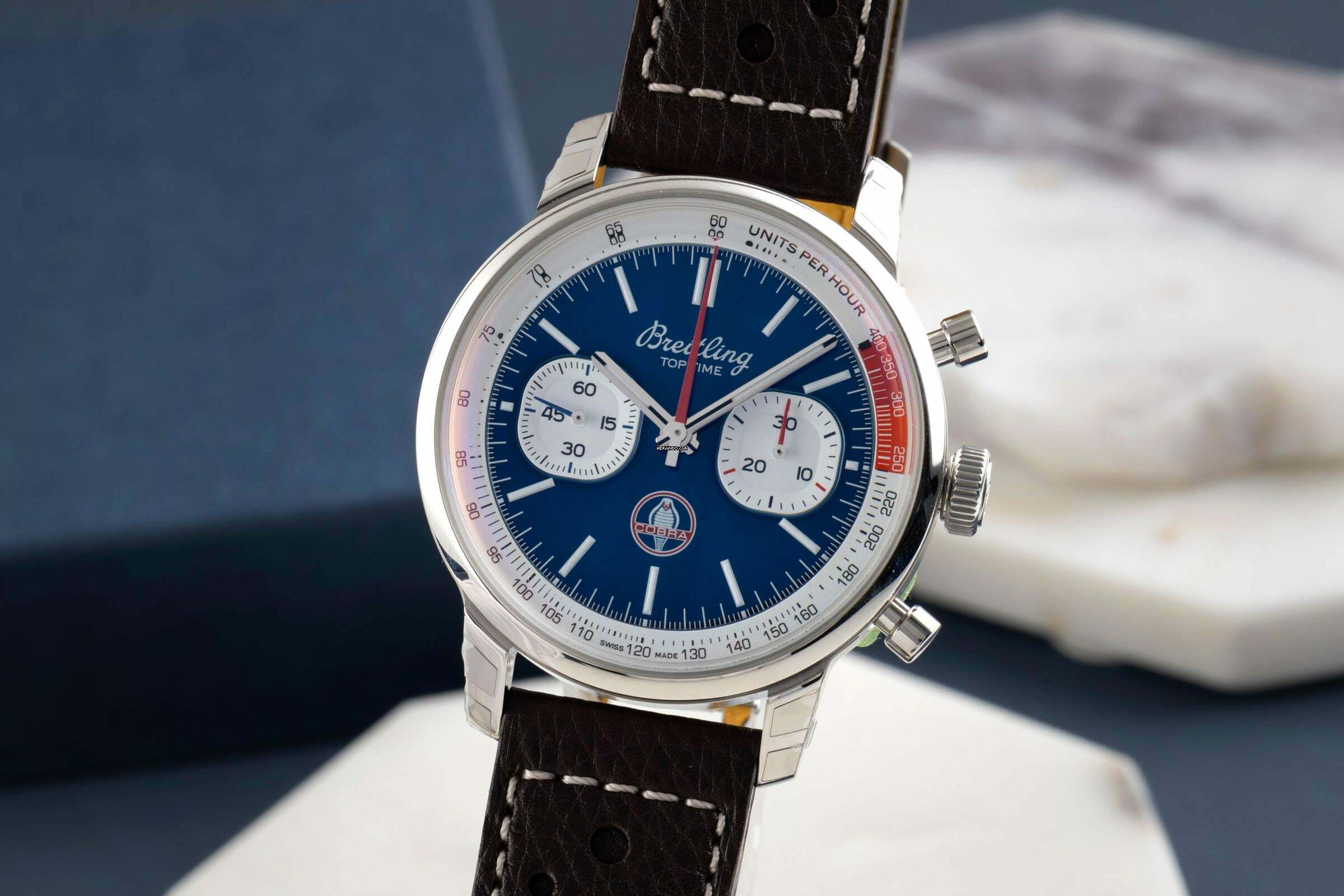  Breitling Top Time Shelby Cobra Automatik Ref. AB01763A1C1X1 B&P 