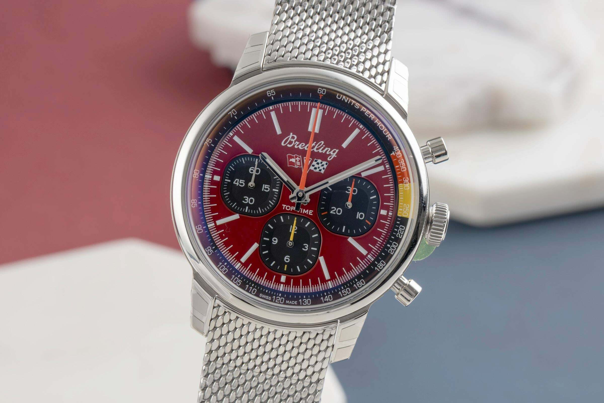  Breitling Top Time B01 Chevrolet Corvette Ref. AB01761A1K1A1 B&P 