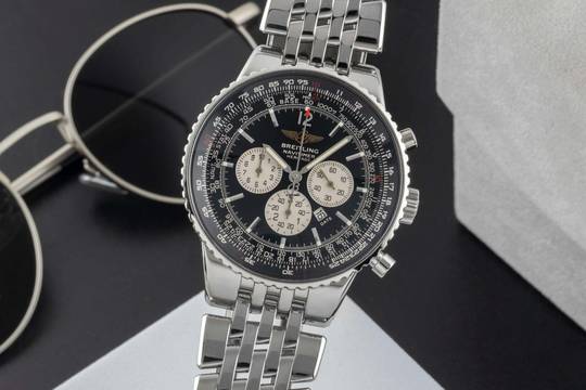  Breitling Navitimer Heritage Chronograph Stahl Automatik Ref. A3535024/B554 B&P 