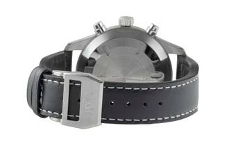 Thumbnail von IWC Fliegeruhr Doppelchronograph Schaffhausen Pilot Double Chronograph Automatik Stahl Herrenuhr Ref IW377801