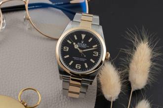 Thumbnail von Rolex Explorer 36 Oystersteel / Gold Automatik Herrenuhr Ref. 124273