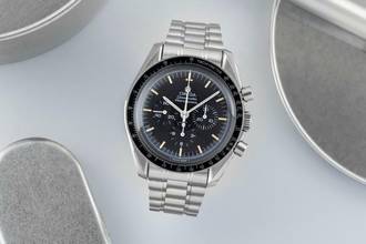 Thumbnail von Omega Speedmaster Professional Moonwatch Chronograph Stahl Handaufzug Ref. 3590.50.00 B&P