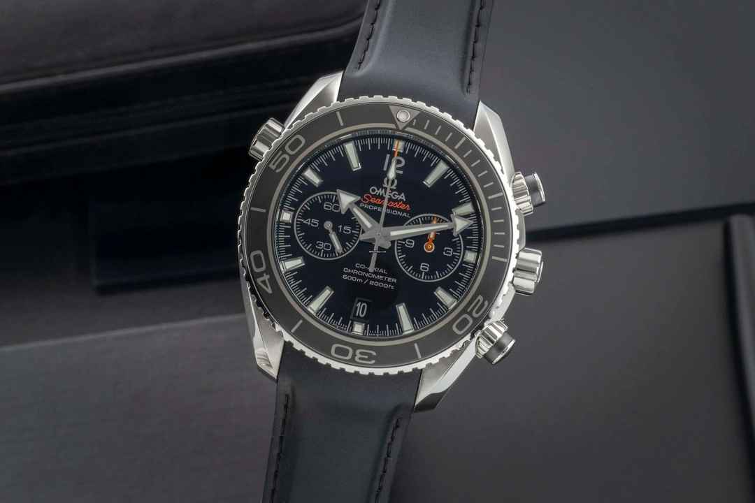  Omega Seamaster Planet Ocean Chronograph Automatik Edelstahl 232.32.46.51.01.003 B&P 2015 