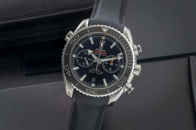  Omega Seamaster Planet Ocean Chronograph Automatik Edelstahl 232.32.46.51.01.003 B&P 2015 
