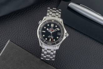Thumbnail von Omega Seamaster Diver 300 M Midsize Co-Axial Ref 212.30.36.20.01.002 Papiere 2018