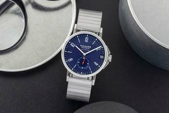 Thumbnail von NOMOS Ahoi Neomatik 38 Stahl Automatik Herrenuhr Ref. 528 B&P