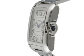 Thumbnail von Cartier Tank Anglaise Silver Dial Stahl Automatik Herren Ref. W5310009 Papiere