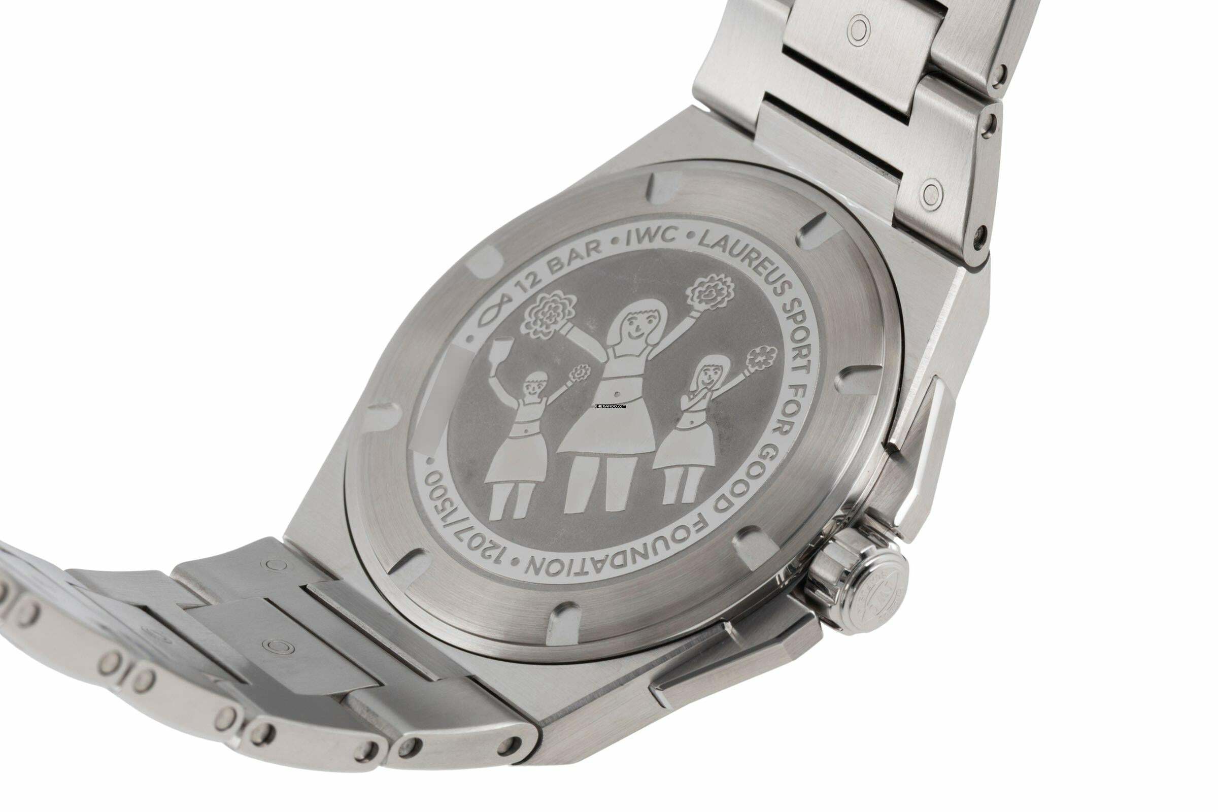 Thumbnail von IWC Ingenieur Automatic Laureus Sport Automatik Edelstahl Limited Ref. IW323909 B&P 2016
