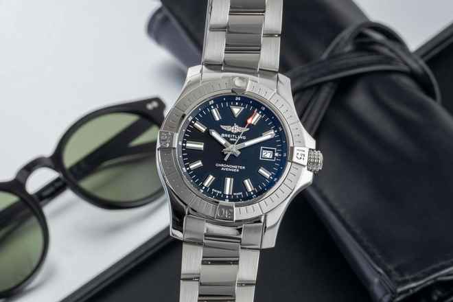  Breitling Avenger Stahl Automatik Herrenuhr Ref A17318101B1A1 Box & Papiere 2020 