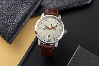 Thumbnail von Union Glashütte Diplomat Stahl Automatik Herrenuhr 26.44.16.02.10 B&P 2009