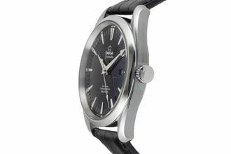 Thumbnail von Omega Seamaster Aqua Terra 150M Black Dial Edelstahl Automatik Herrenuhr 2502.50