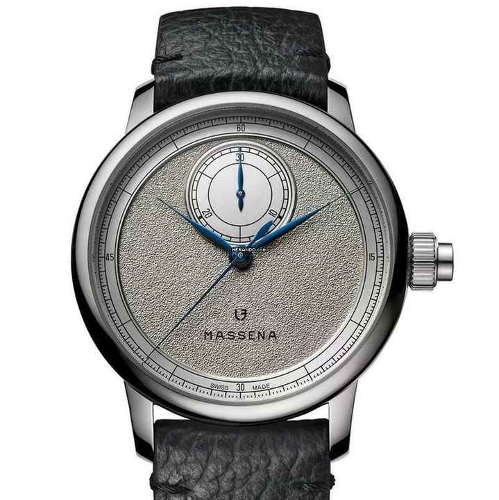  Louis Erard Le Chronographe Monopoussoir Louis Erard x Massena LAB Silver optional gold color 