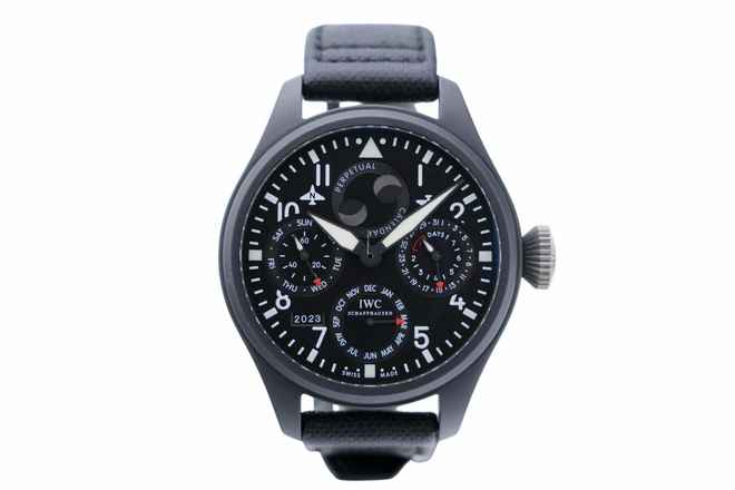  IWC Große Fliegeruhr Top Gun Big Pilot Top Gun - Perpetual Calendar In Ceramic - With Box And Papers - IW502902 2014 