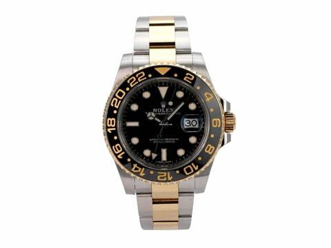  Rolex GMT-Master II Edelstahl Gelbgold 116713LN 