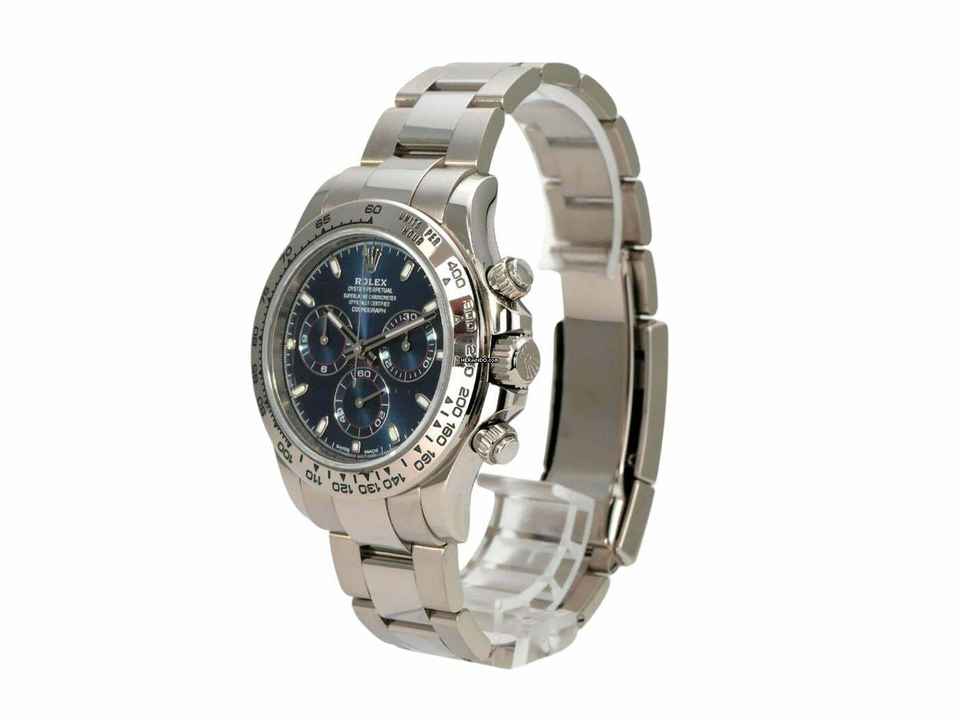  Rolex Daytona Cosmograph Daytona Weißgold 116509 Blau 