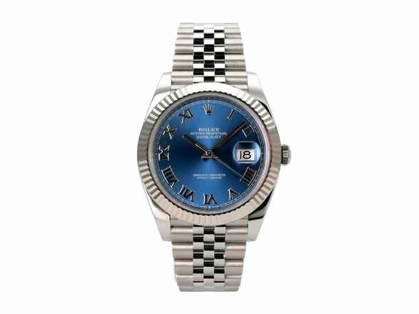  Rolex Datejust 41 Edelstahl Weißgold 126334 Blau Röm Jubile 