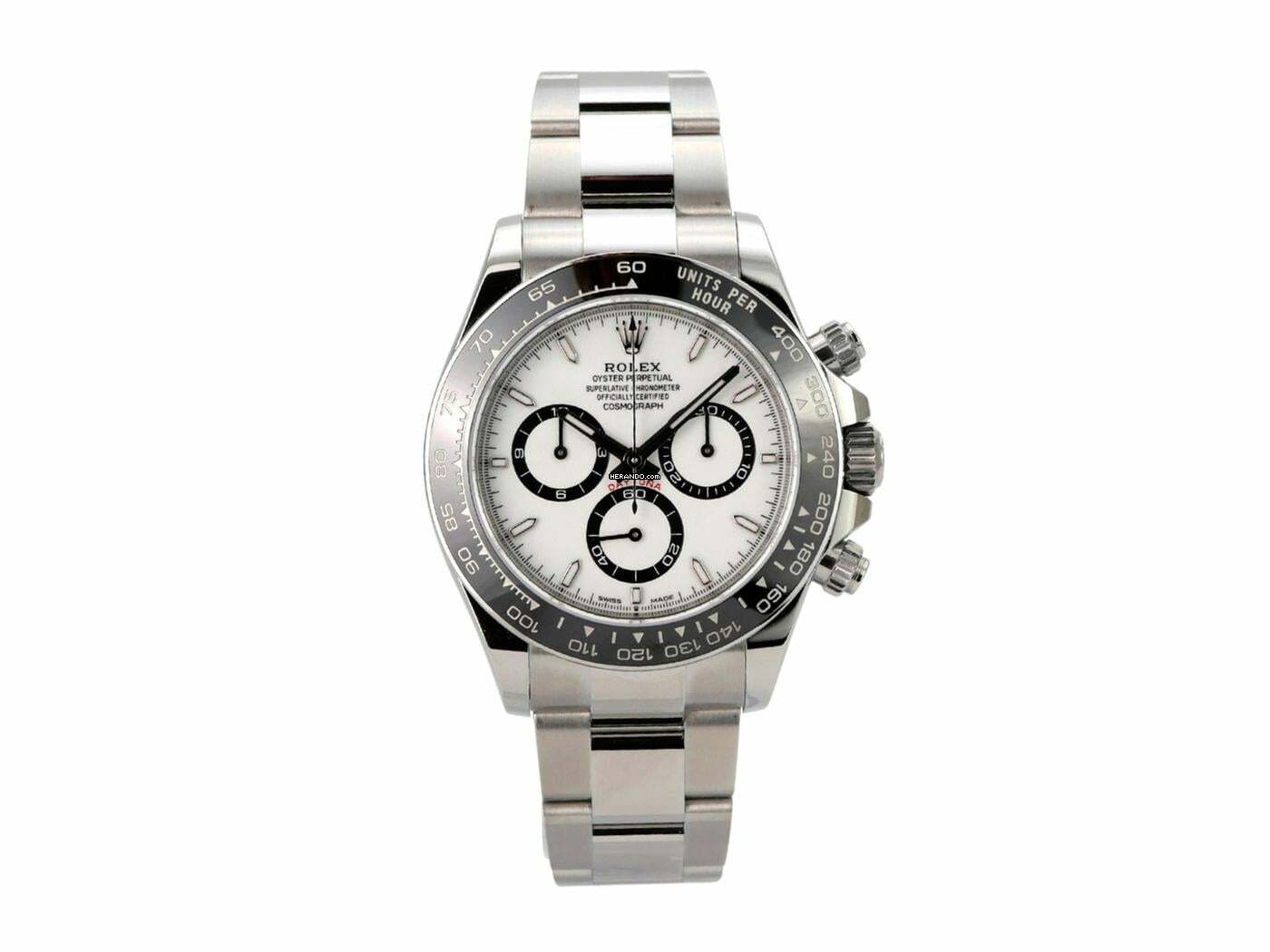  Rolex Daytona Edelstahl 126500LN Weiß 