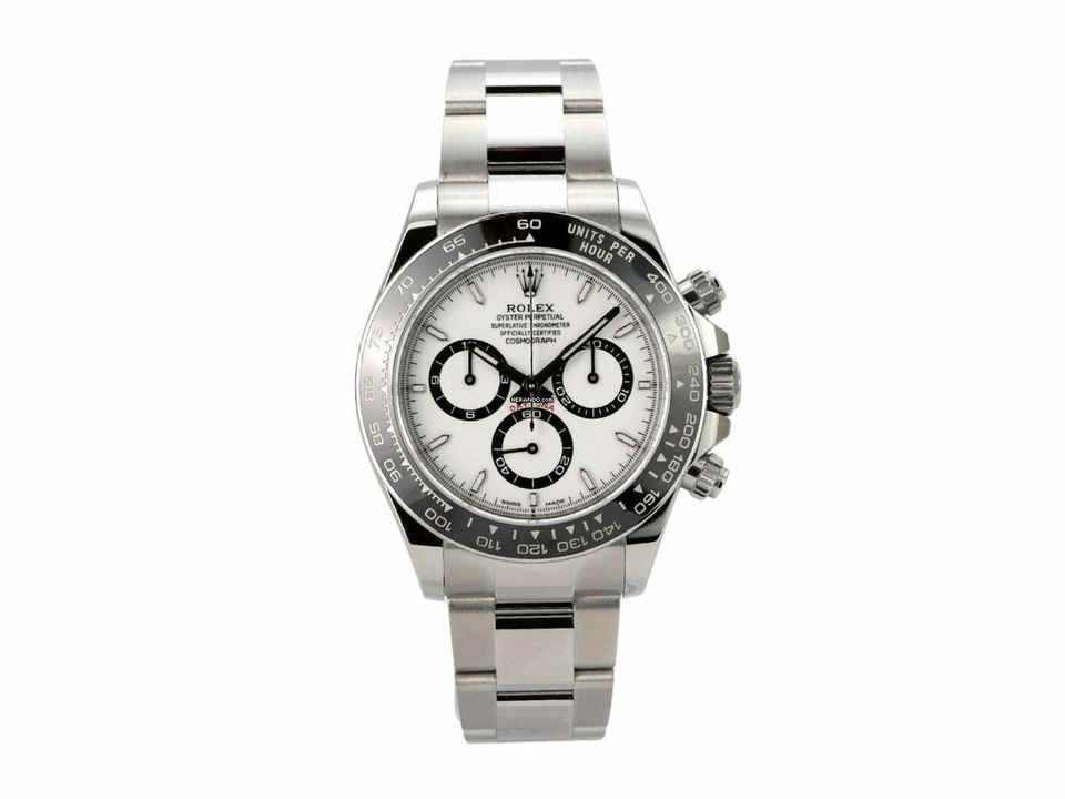  Rolex Daytona Edelstahl 126500LN Weiß 