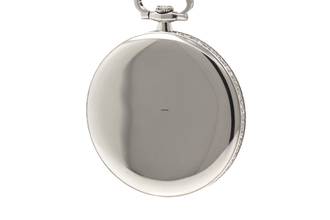 Thumbnail von Longines Ultra Rare Platinum Pocket Watch with Diamonds from 1929