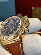 Thumbnail von Rolex Daytona 116518 Daytona LC 100-NOS-Neuer Service Full Set Blue Racing Dial 18k Gelbgold