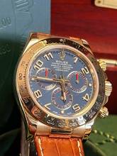 Thumbnail von Rolex Daytona 116518 Daytona LC 100-NOS-Neuer Service Full Set Blue Racing Dial 18k Gelbgold