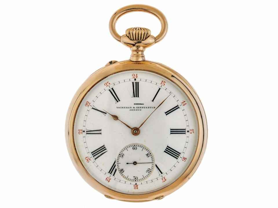  Vacheron Constantin Classic Taschenuhr 1945 original Box sehr gut Vintage Taschenuhr Antik Savonette Staubdeckel 18kt Roségold 80g 