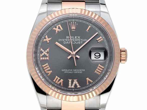  Rolex Datejust 36 Ref.126231 2022 Full Set wie Neu Datejust Diamanten 