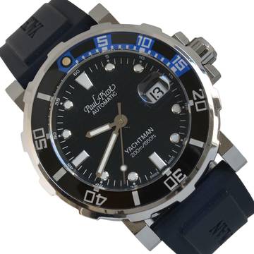 Paul Picot Yachtman III P1151 Diver Date 43MM Full Set Like NEW