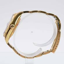 Thumbnail von Rolex Oyster Perpetual Date 15238 champagne dial yellow gold 18KT Full Set Like NEW