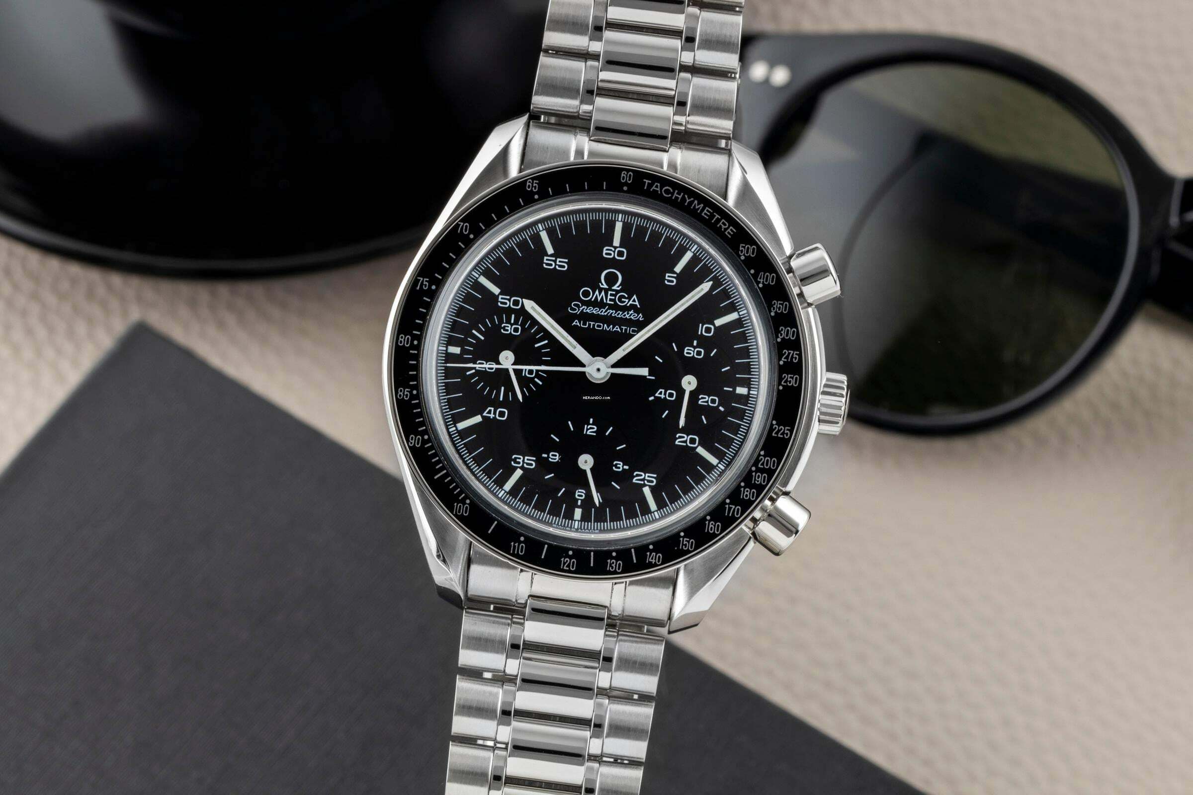  Omega Speedmaster Reduced Chronograph Stahl Automatik Ref. 3510.50.00 