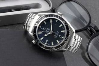 Thumbnail von Omega Seamaster Planet Ocean 45,5 Automatik Co Axial Ref. 2200.50.00 Papiere