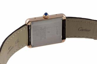 Thumbnail von Cartier Tank Solo 18k (0,750) Rotgold / Stahl Quarz Ref. W5200024 B&P 2018
