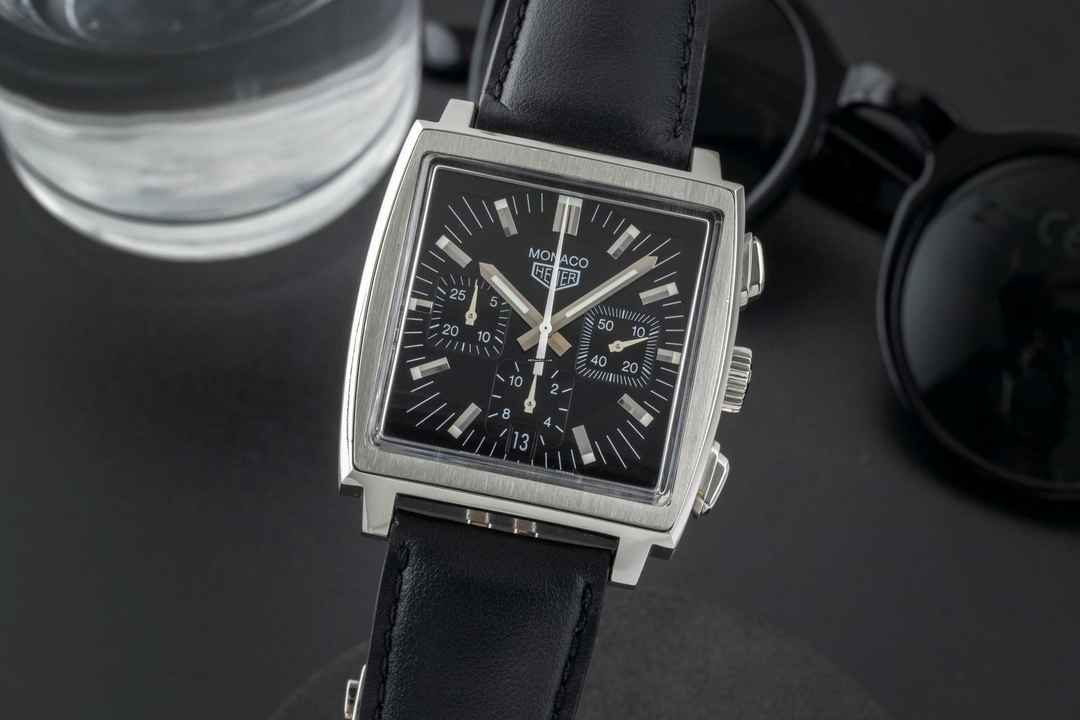  TAG Heuer Monaco Chronograph Stahl Automatik Herrenuhr Ref. CS2111.FC8119 