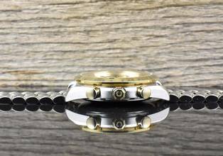 Thumbnail von Omega Speedmaster Date 39 Automatik TOP VINTAGE Steel / Gold