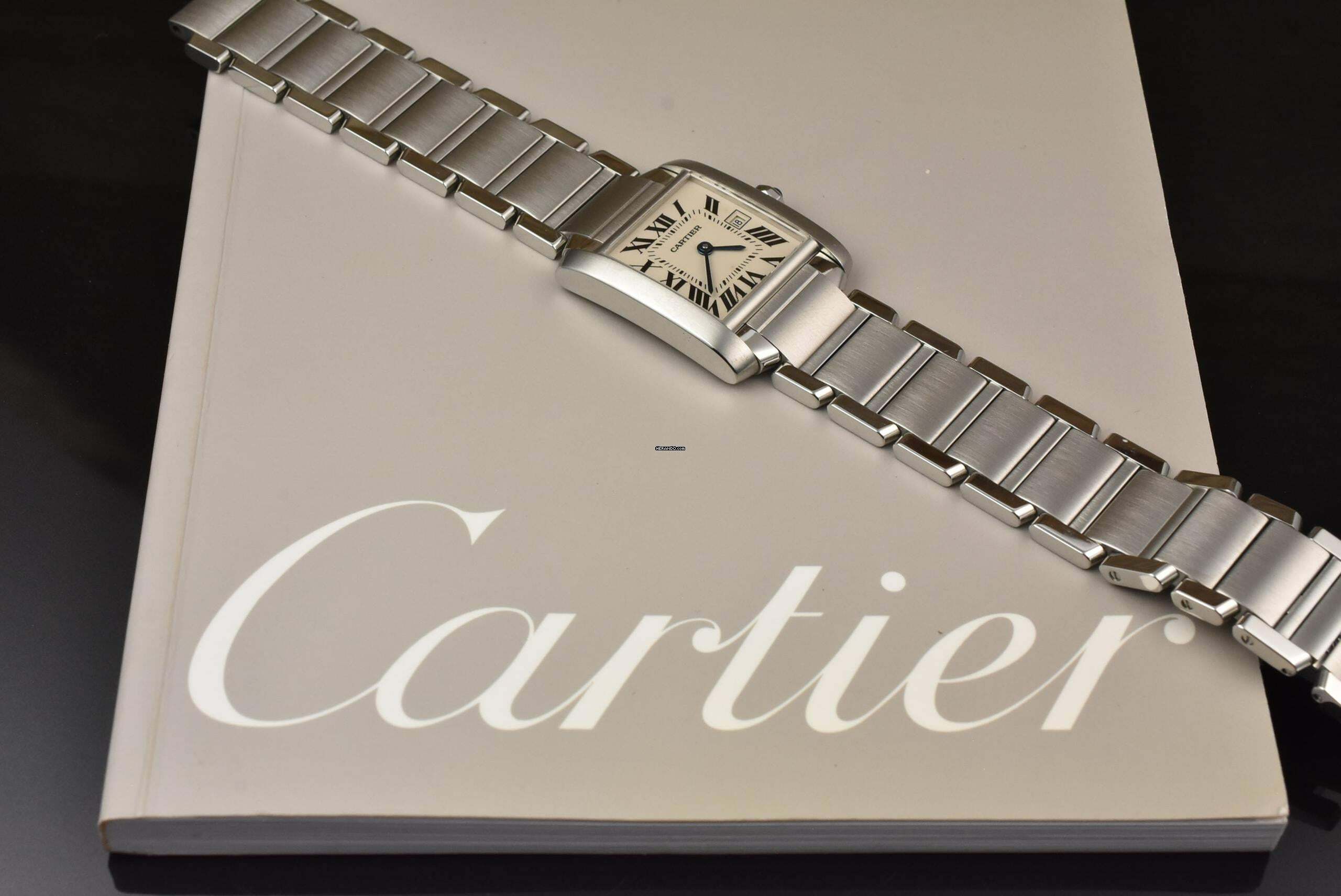 Thumbnail von Cartier Tank Française Quarz 2465 Medium / Mide Size