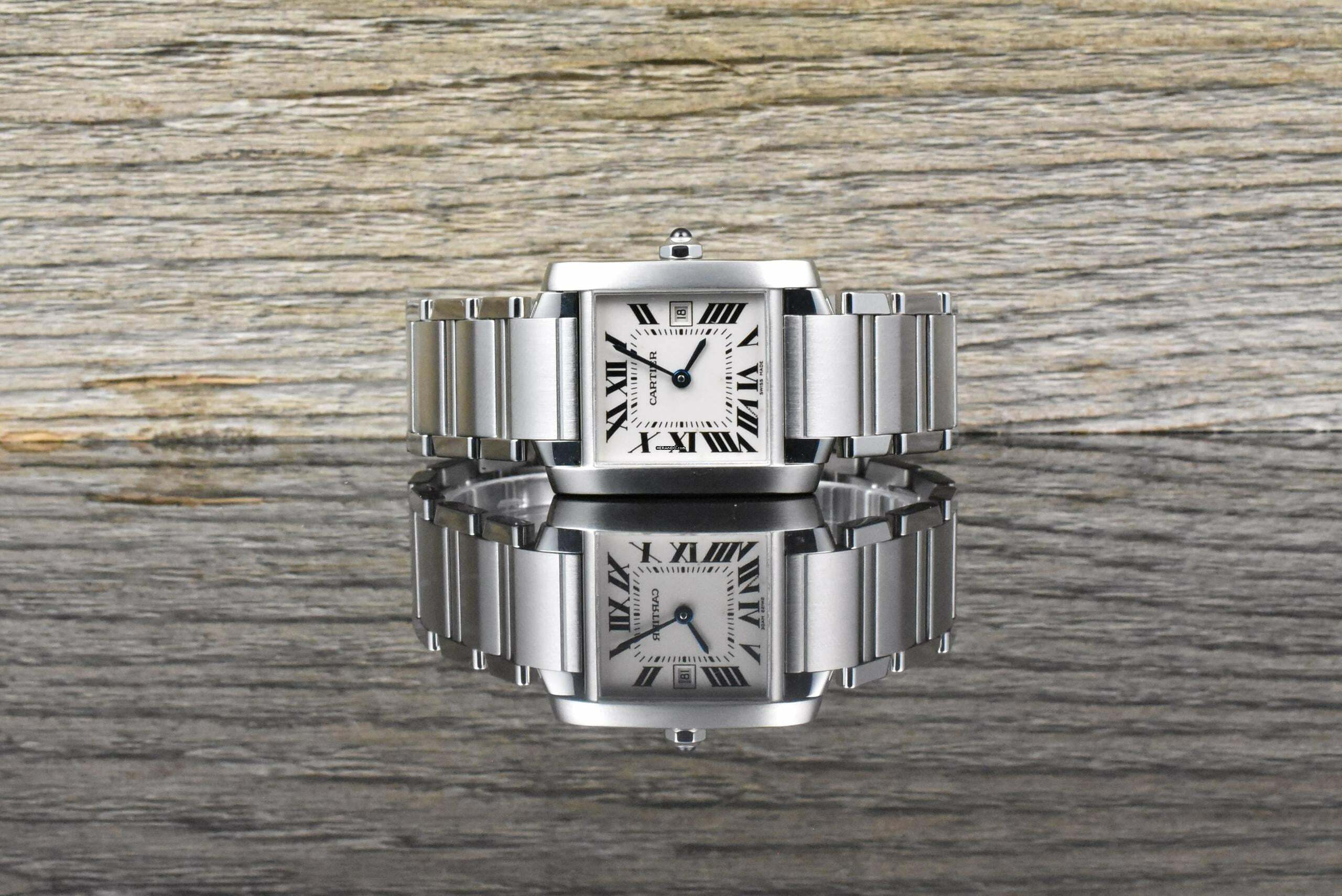 Thumbnail von Cartier Tank Française Quarz 2465 Medium / Mide Size