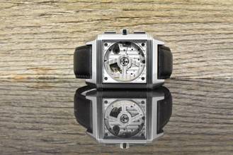 Thumbnail von Jaeger-LeCoultre Reverso Squadra Chronograph GMT Ref. Q7018620 Automatik Calibre 754 Zertifikat 2011