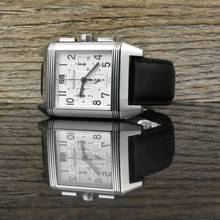 Thumbnail von Jaeger-LeCoultre Reverso Squadra Chronograph GMT Ref. Q7018620 Automatik Calibre 754 Zertifikat 2011