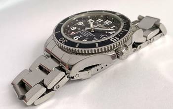 Thumbnail von Breitling Superocean II a17365C9 Full Set Black Dial Box Papers a17365C9