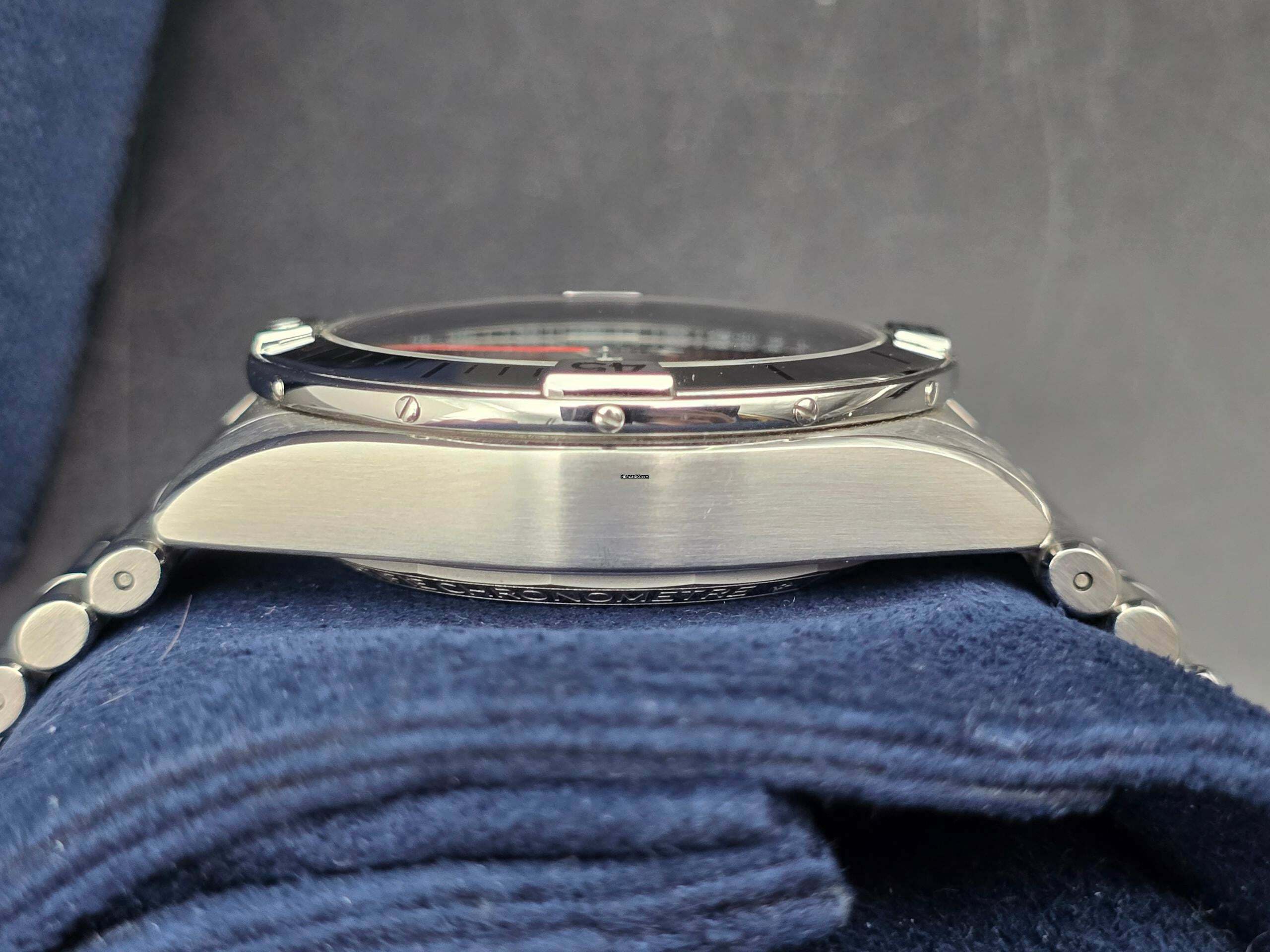 Thumbnail von Breitling Chronomat 42 B01 42mm AB0134101B1A1 Black Dial Steel Bracelet Very Good Full Set 12-2021