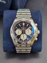 Thumbnail von Breitling Chronomat 42 B01 42mm AB0134101B1A1 Black Dial Steel Bracelet Very Good Full Set 12-2021