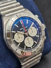 Thumbnail von Breitling Chronomat 42 B01 42mm AB0134101B1A1 Black Dial Steel Bracelet Very Good Full Set 12-2021