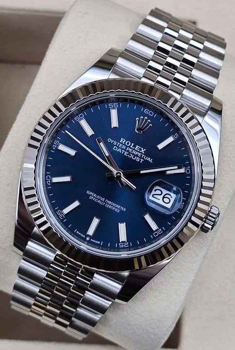  Rolex Datejust 41 41mm Jubilee 126334 Blue dial Jubilee Unworn/New Condition Full Set 2-2026 
